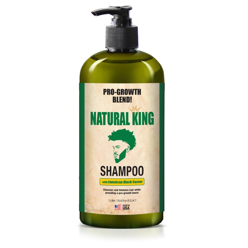 SFC Natural King Jamaican Black Castor Shampoo(33.8 oz) and Pro-Growth Hair & Beard Oil (7.1 oz) Set for Nourishing Hair Growth - Image 2