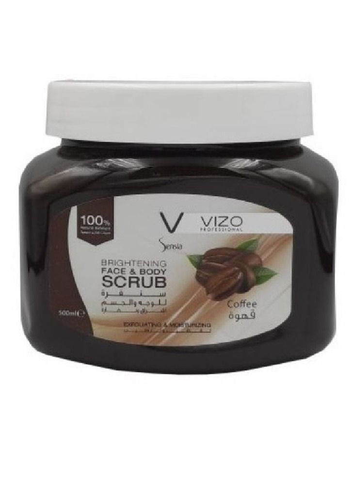 سنفرة للوجه والجسم بالقهوة 500 مل