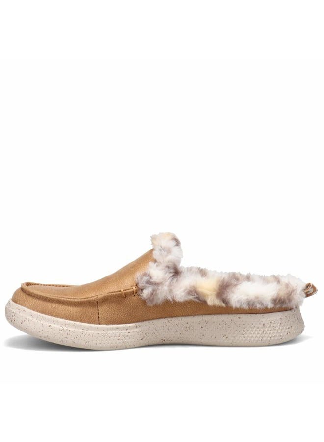 SKECHERS Women's 113782 BOBS Skipper Wild Tiger Slipper, Chestnut, 6 - Image 4