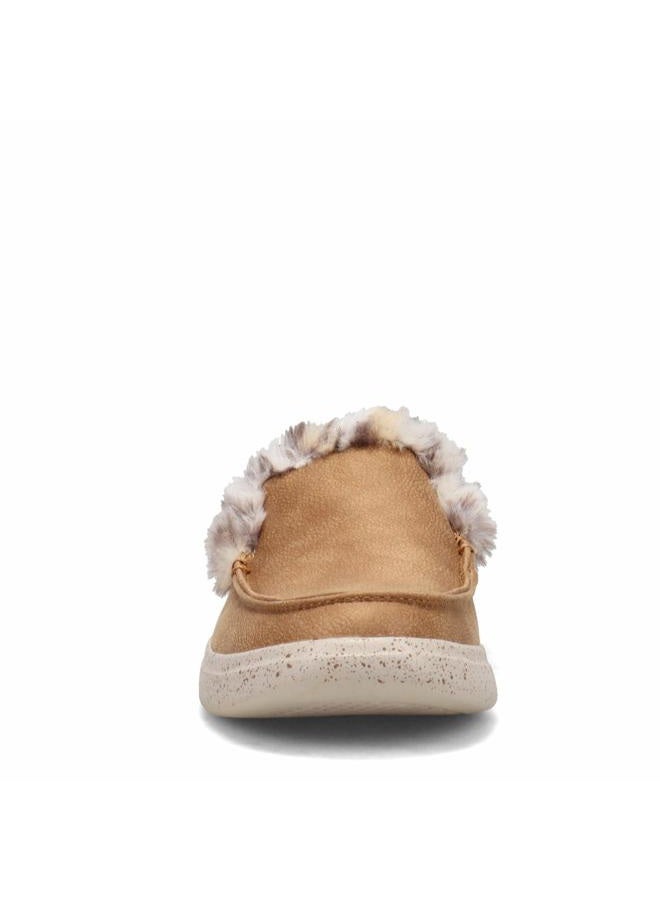 SKECHERS Women's 113782 BOBS Skipper Wild Tiger Slipper, Chestnut, 6 - Image 3
