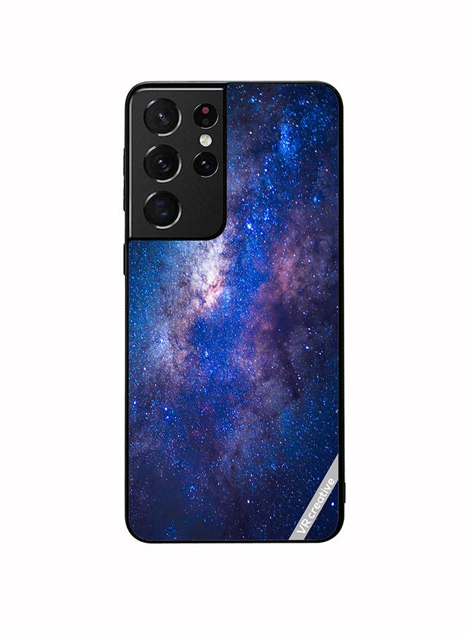 VR CREATIVE Protective Case Cover For Samsung Galaxy S21 Ultra 5G Galaxy Design Multicolour - Image 1