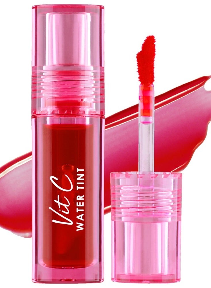 Cathy Doll Vit C Water Tint – Strawberry (01) | Vitamin C Lip Tint | Long-Lasting, Hydrating Color - Image 2