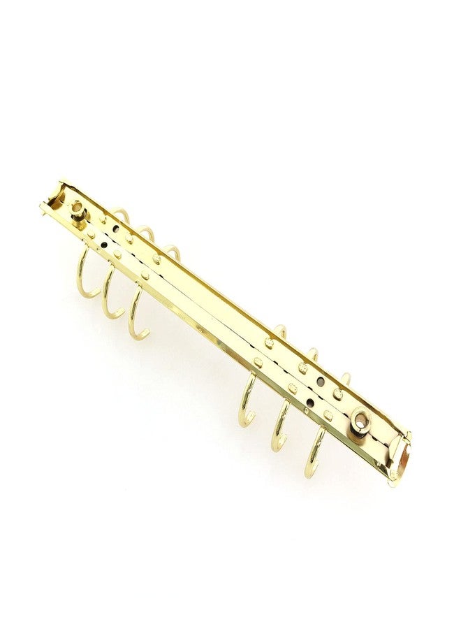 heyous 2pcs A5 Notebook 6-Hole Ring Binder Mechanisms 3cm Diameter Gold Color Metal Clip Ring Binder DIY Fill Paper Storage Folder Accessories - Image 2