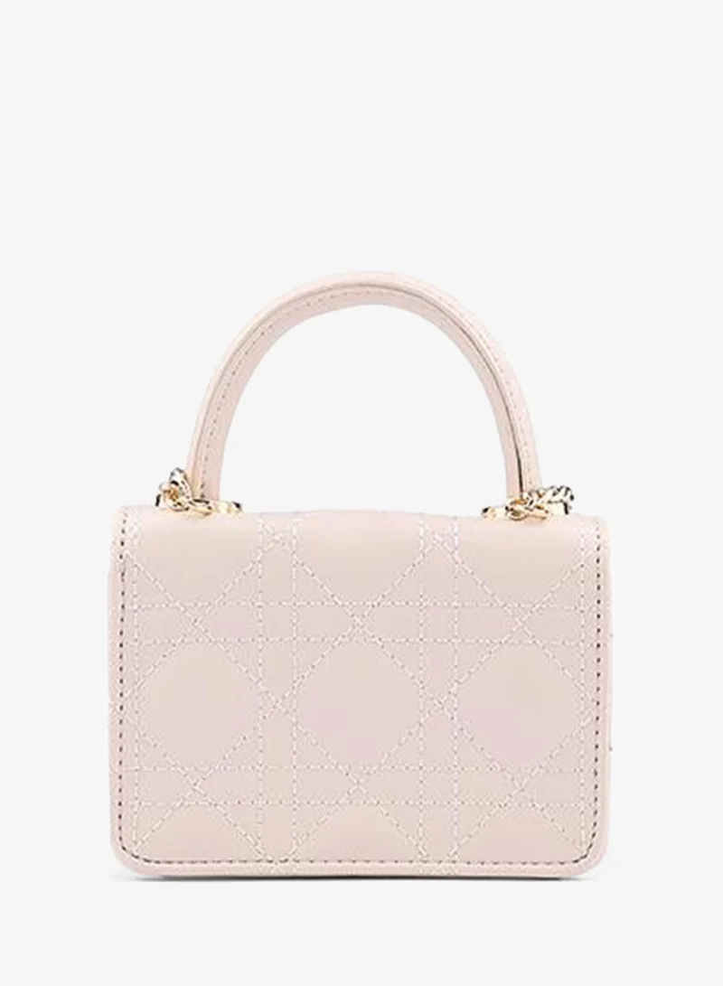 Cuple OffWhite Tween Girls Quilted Top Handle Bag for Women | Best Price UAE