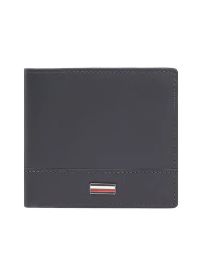 TOMMY HILFIGER LEATHER CARD AND COIN WALLET