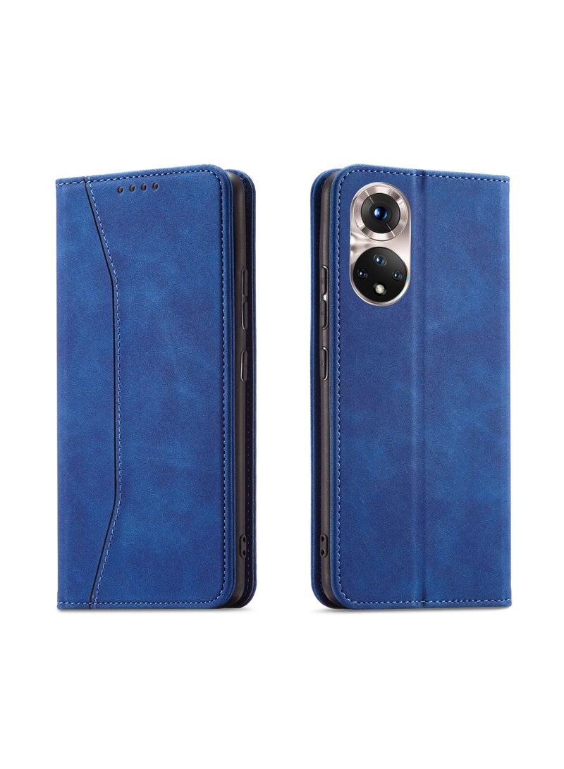 Suitable For Huawei Solid Color Magnetic Flip Cover - Image 1