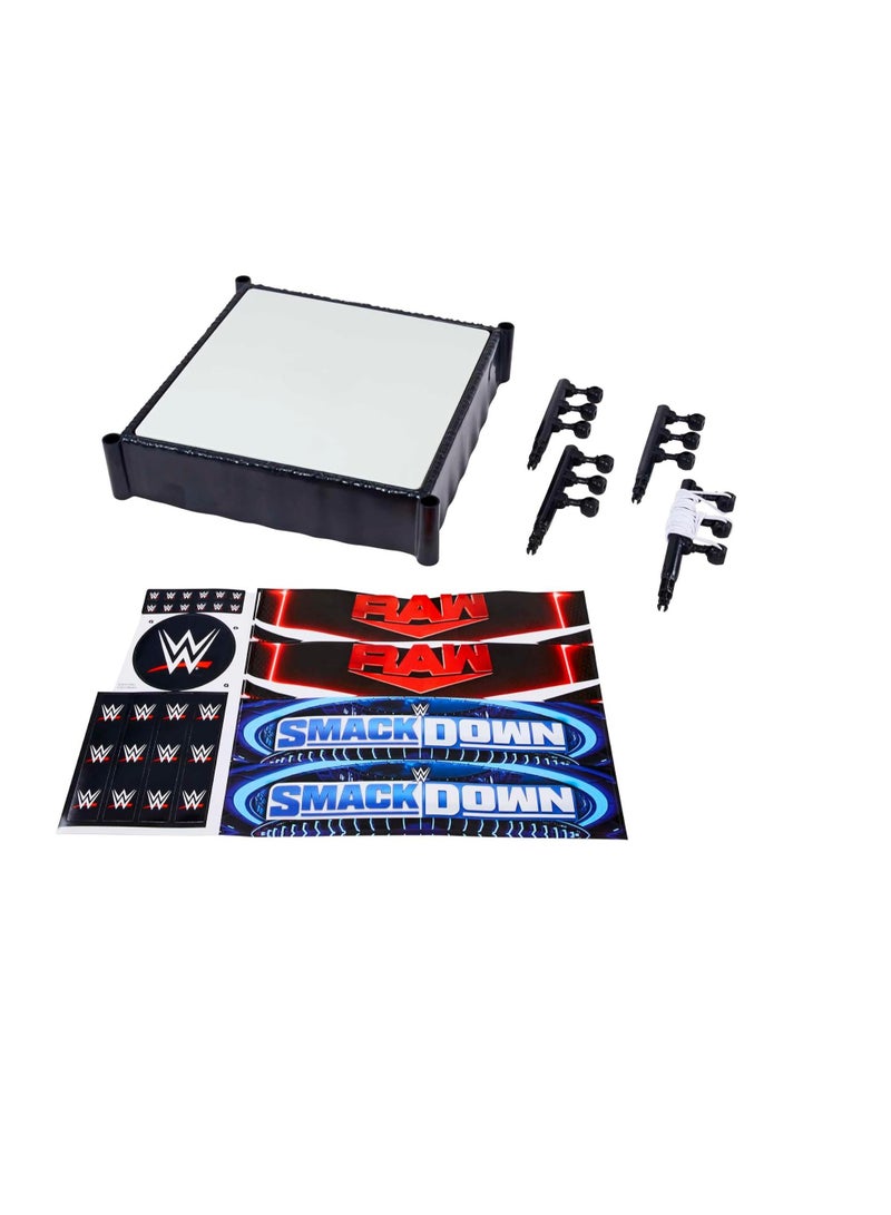 WWE Superstar Ring with Spring-Loaded Mat - Image 1