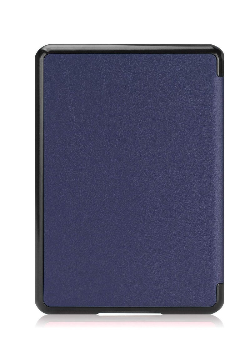 1Pcs Protective Cover Smart Cover for Kindle Paperwhite 4 10th 2018 Generation Case Waterproof E-Reader Cover Sleep/Wake Function (Blue) - Image 4