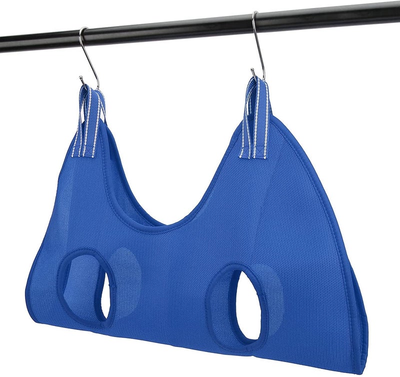 Glaceon Breathable Hammock for Cats and Dogs Pets Bathing Hammock Macrame Cat Hammock Dog Holder for Nail Trimming Cat Grooming Hammock Macrame Decor Portable Accessories - Image 1