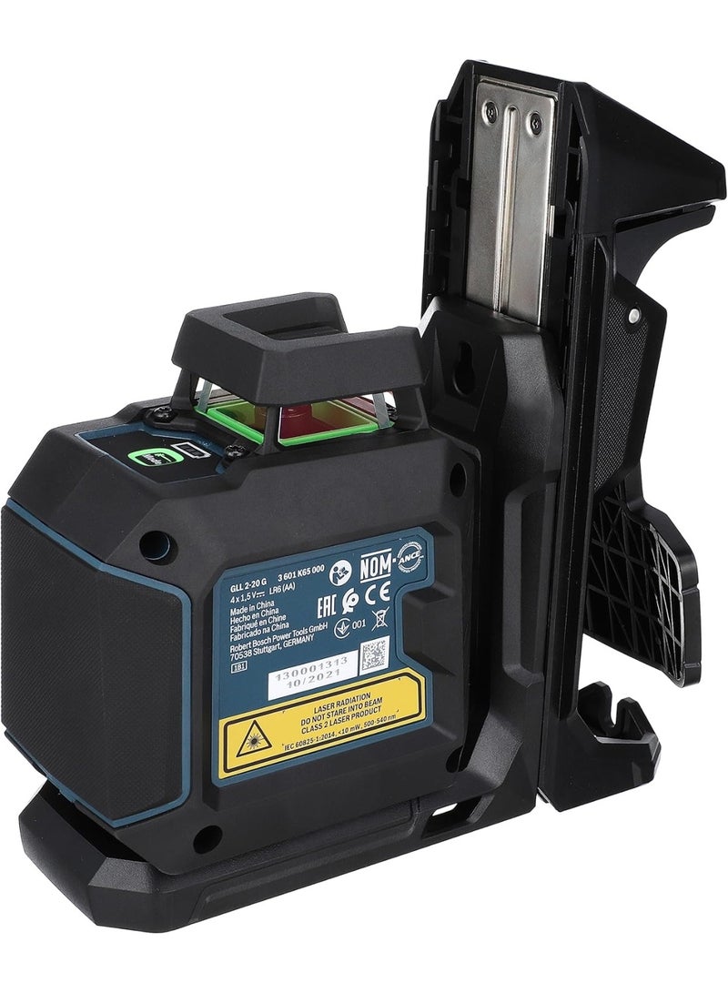 BOSCH Laser level, 2 lines, 20 meters, Bosch GLL 2-20 G - Image 3