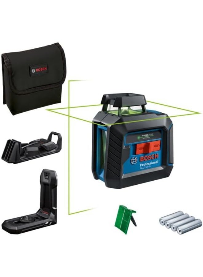 BOSCH Laser level, 2 lines, 20 meters, Bosch GLL 2-20 G - Image 4