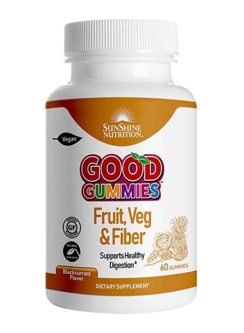 Good Gummies Fruit Veg And Fiber 60's-00240