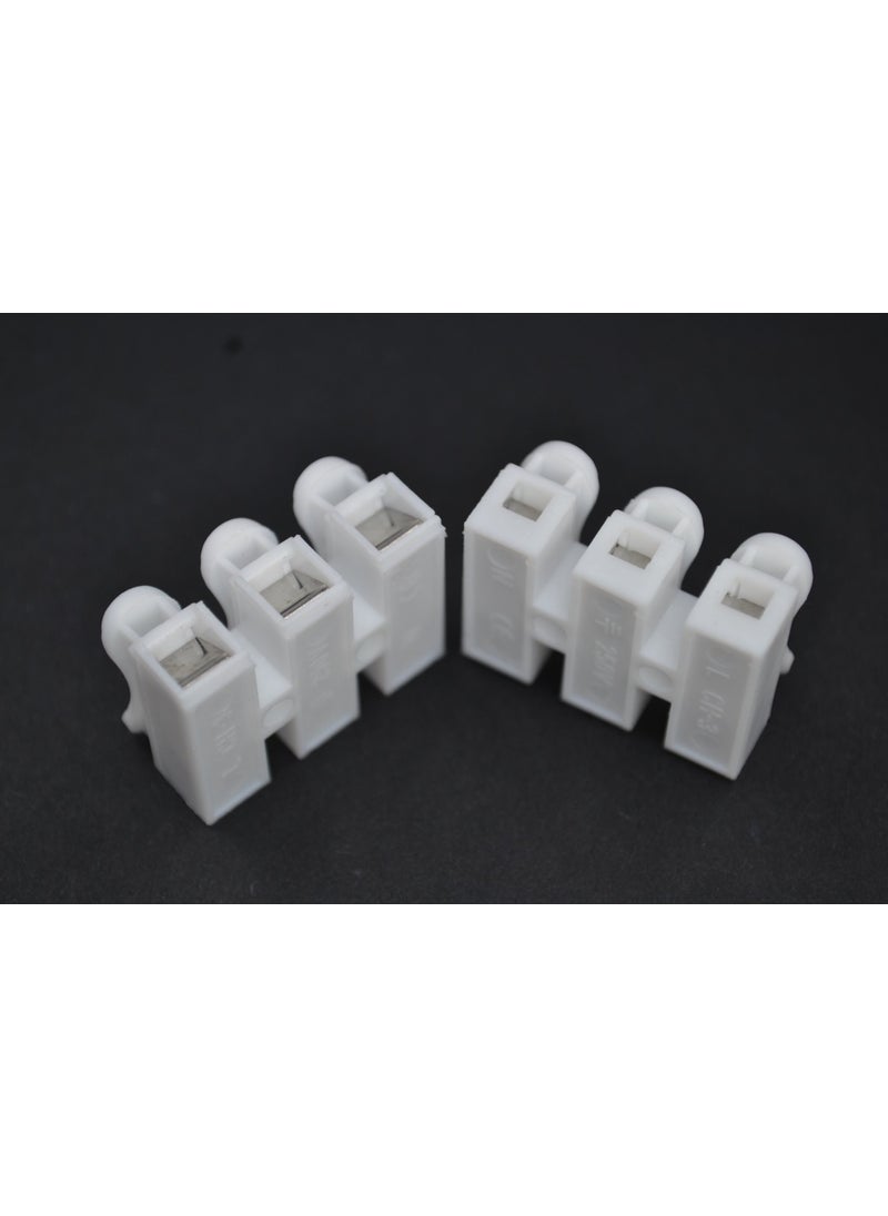 10 Pieces Electrical Junction Box Terminals Spring-loaded Triple Up to 2mm² Cable - pzsku/ZD5C49F1DCA4CE48C7249Z/45/_/1740620925/d3d5bbd4-77b3-401d-839c-98a391628699