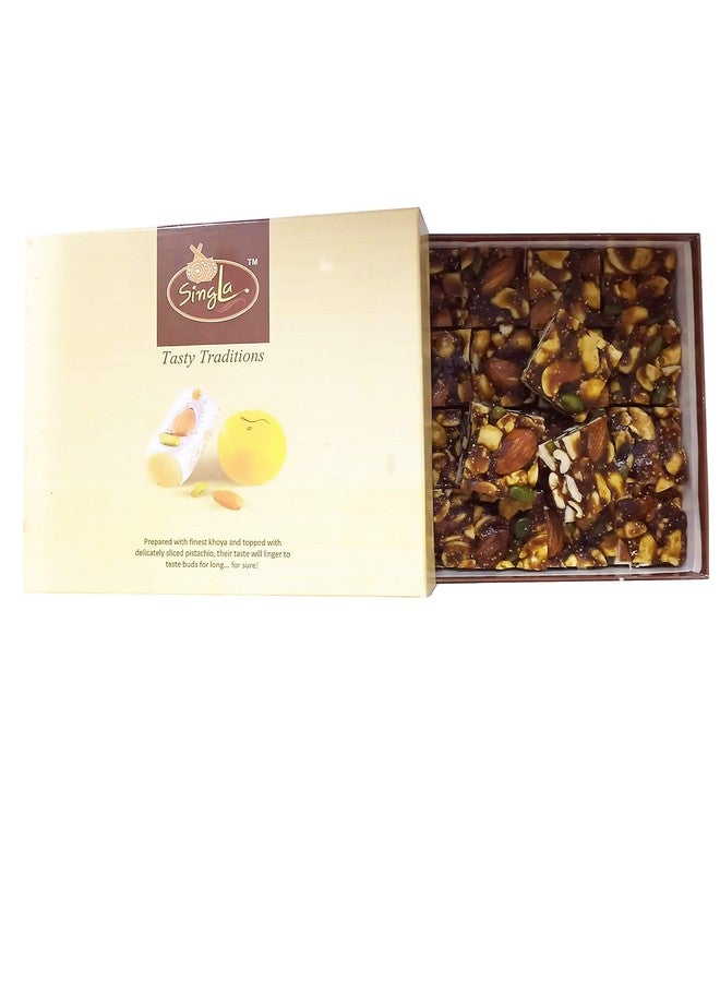 Singla Anjeer Burfi Sweets 400g - Image 5