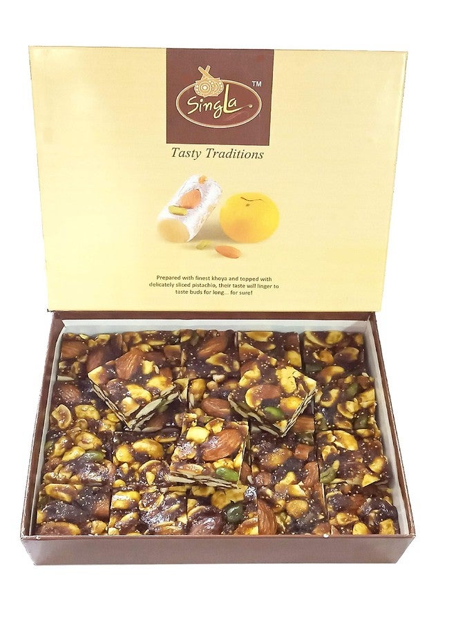 Singla Anjeer Burfi Sweets 400g - Image 1