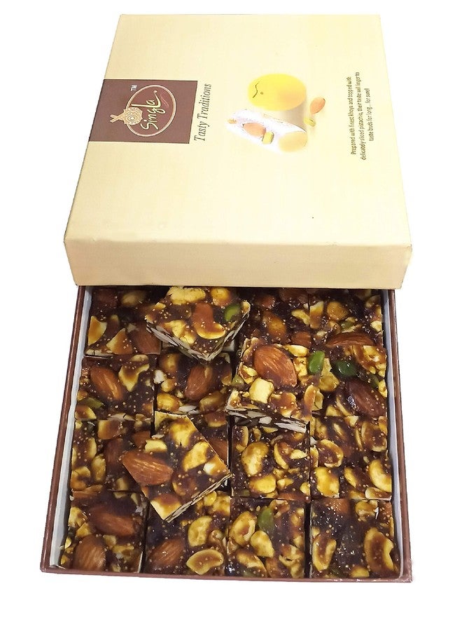 Singla Anjeer Burfi Sweets 400g - Image 4