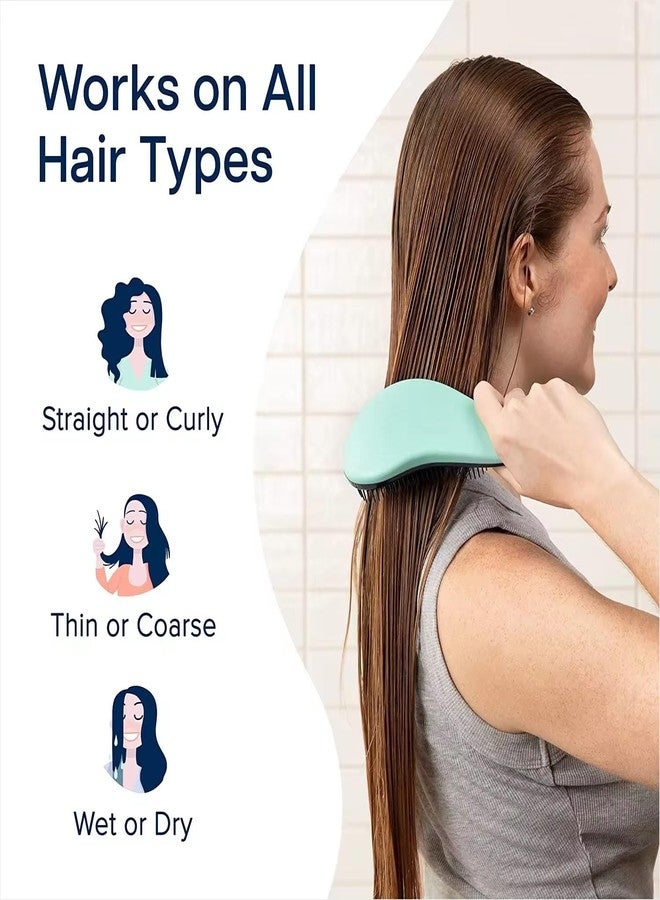 BlackLaoban Lovely Hair Comb For Blow Drying, Styling, Curling, Detangling With Comfortable Grip For Kids, Women & Men SB1 (Yellow) - Image 4