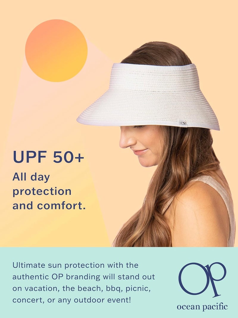 Ocean Pacific womens Roll Up Visor - Image 3