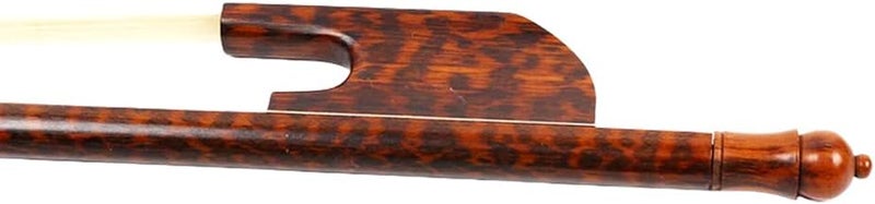 yinfente Violin Bow 4/4 Full Size Snakewood Baroque Style Outward timber Natural Bow Horse Hair Well Balance - Image 4