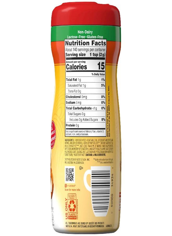 Nestle - Nestle Coffee mate Sugar Free Powder Creamer, Hazelnut, 10.2 Ounce - Image 1