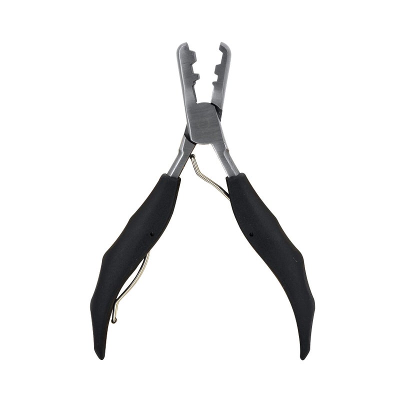 coloryoung Fusion Bond Crusher Tool for Keratin Hair Extensions Flat Tip Pre-Bonded Hair Extension Pliers Professional Hair Loop & Styling Tool - Image 1