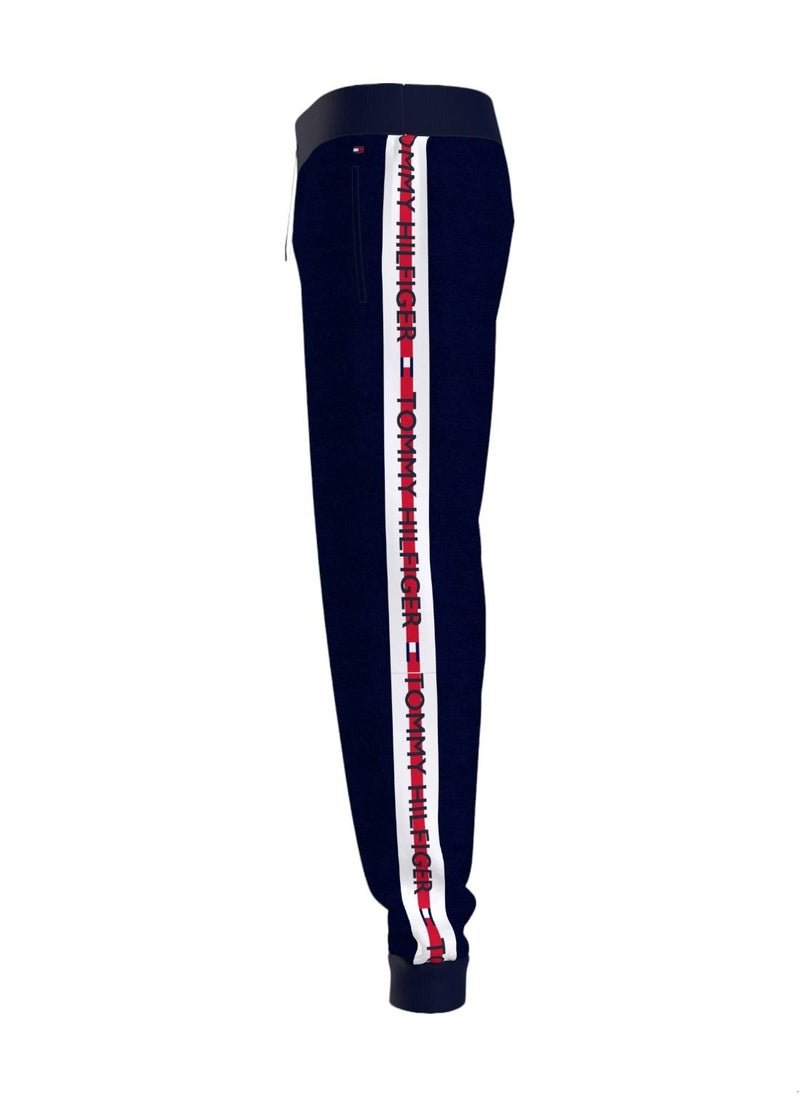 TOMMY HILFIGER Men's Lounge Track Pants - Modal, Blue  - Image 4