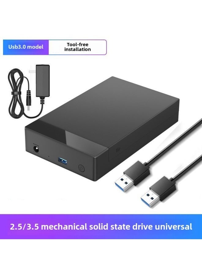 3.5 Inch Hard Disk Box SATA To USB3.0 Serial Port SSD Solid State Mechanical Mobile External Reader Universal-Colour:2.5/ 3.5inch Universal Drive - Image 1