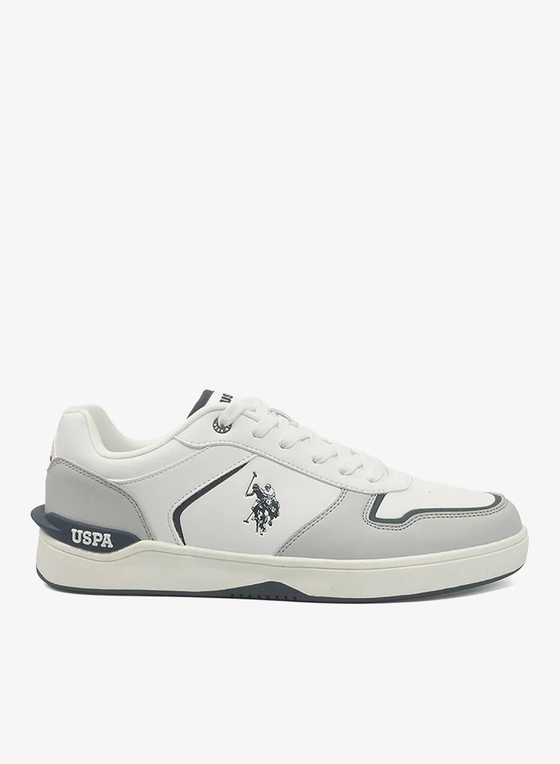 U.S. Polo Assn. 6F_SHAQ U.S. POLO ASSN. Man Shaq White Sport Sneaker for Men | Best Price UAE