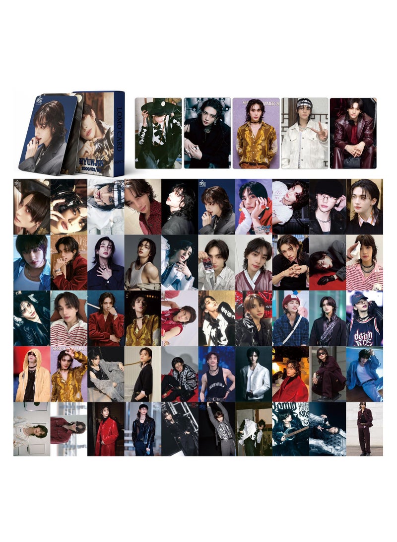 NIBEMINENT 55 Pcs Kpop Stray Kids - Hyunjin Lomo Cards Card For Fans Collection Gifts - Image 1