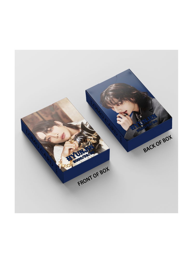 NIBEMINENT 55 Pcs Kpop Stray Kids - Hyunjin Lomo Cards Card For Fans Collection Gifts - Image 3