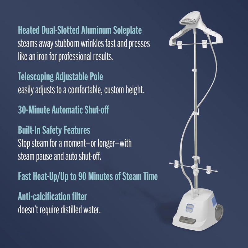 Conair Full Size Garment Steamer for Clothes, Turbo ExtremeSteam 1875W Professional Steam and Press - Image 4