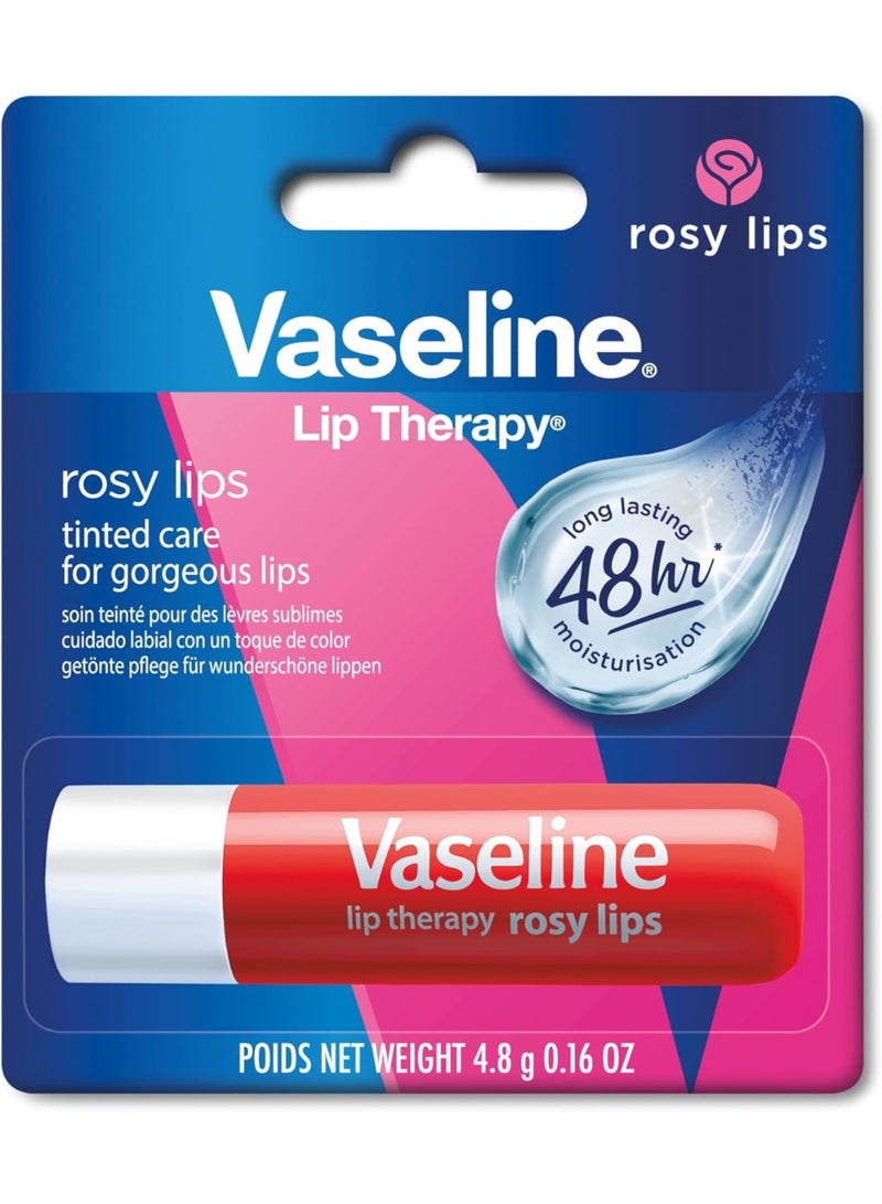 فازلين ليب ثيرابي روزي ليبس مرطب الشفاه عناية وردية لشفاه رائعة 4.8 جم - Image 1