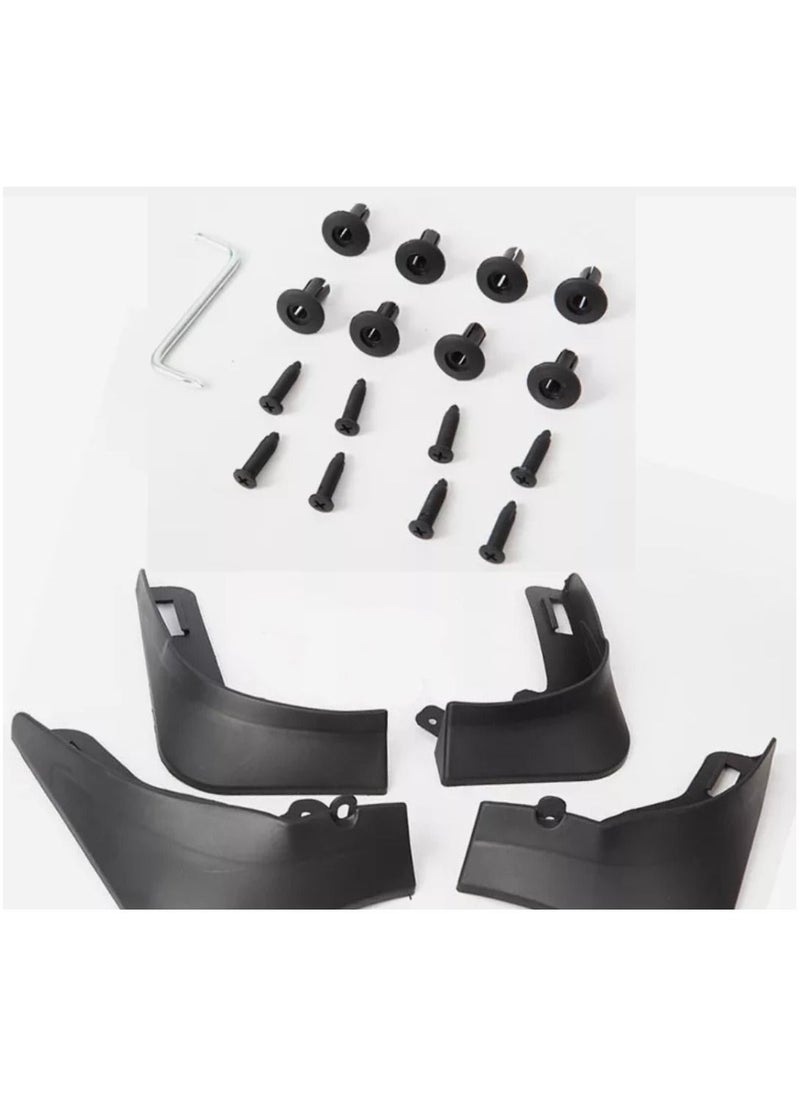 Generic - Testech Tesla 4 PCS Mud flaps Mud Flaps Splash Guards Mudguard Front and Rear Wheel Fender For Tesla Model 3 and Y 2022 2023 Car Exterior Accessories - Image 1