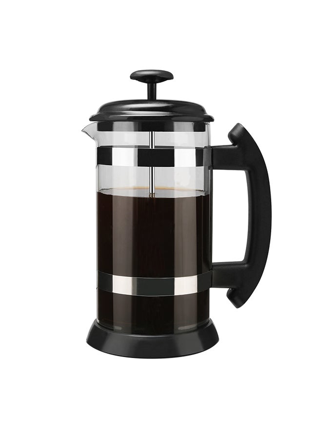 i cafilas Stainless Steel French Press Coffee Pot 1000ml Black Durable Coffee Maker for Home Office Daily Use - Image 1