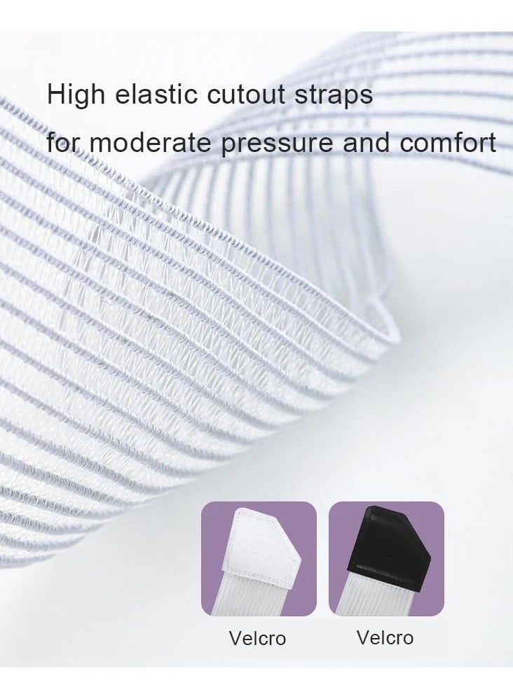 Exceed Compression Adjustable Knee Wraps Support Brace for Squatting Weightlifting Running Workout for Men Women Knee Sleeves for Sports Knee Pain Relief Black - Image 5