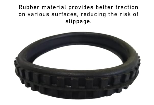 B.K.Jagan and Co B K Jagan CO Grass Cutting Machine Rubber WheelSet of 2  - Image 4