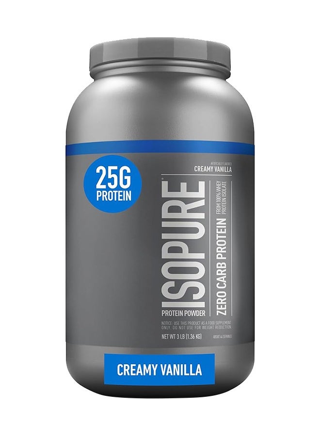 Zero Carb Whey Protein Isolate Powder With Vitamin C And Zinc For Immune Support, 25g And Keto Friendly Creamy Vanilla - 1.36 KG - pzsku/ZD5C5BAB4135D424030F0Z/45/_/1695814533/35d963c1-c2b7-4dd5-9833-9ac215751248