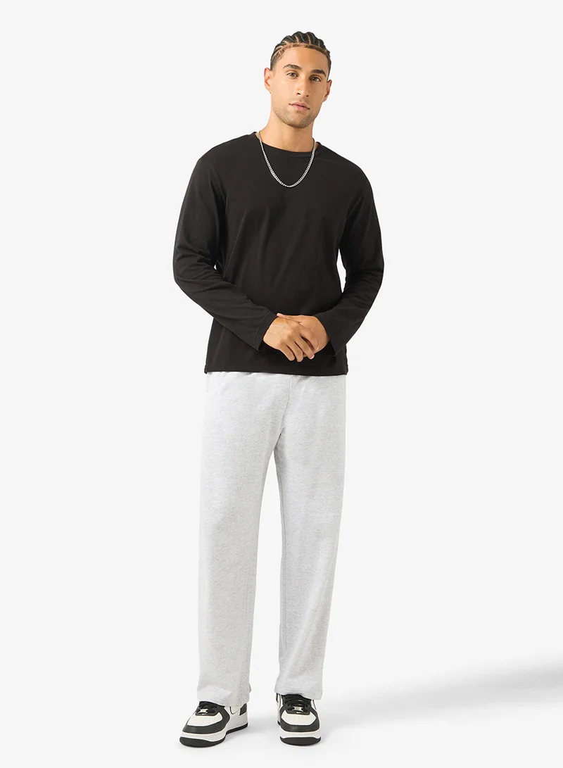 Seventy Five Basics Text Design Oversized Joggers