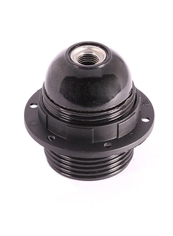 NIBEMINENT E27 Threaded Lamp Holder Black  - Image 2