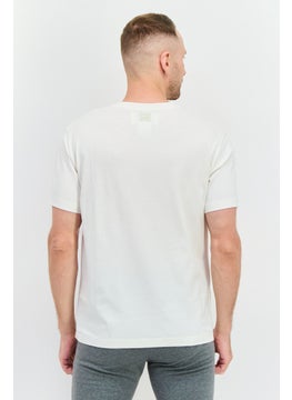Champion Men Sportswear Fit Short Sleeve Outdoor T Shirt, Off White  - Image 3