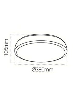 Rafeed RAFEED LED Ceiling Light 24W 6000K Bright 2200lm Daylight White, Energy-Efficient Home Lighting - RFE-0365  - Image 5