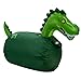 Waddle Large Inflatable Bouncy Hopper  Ride On Indoor Outdoor Toys Bouncy Horse for Girls and Boys Durable Easy Grip Handles Dinosaur Toys Kids Up to 250lbs Ages 5 and Up Trex - Image 2