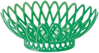 GET G.E.T. Restaurant Style Oval Serving / Bread Basket, 10" x 8.25", Rainforest Green (Pack of 12) - Image 1