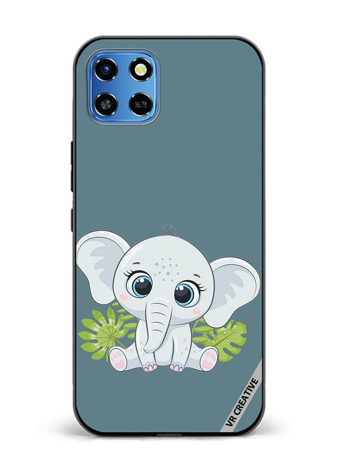 VR CREATIVE Protective Case Cover For Infinix Smart 6 HD Elephant Design Multicolour - Image 1