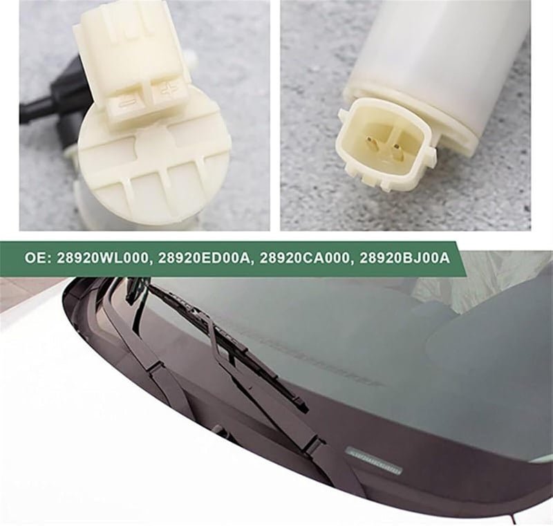 QASULER Windshield Washer Pump for Nissan and Infiniti - Image 2