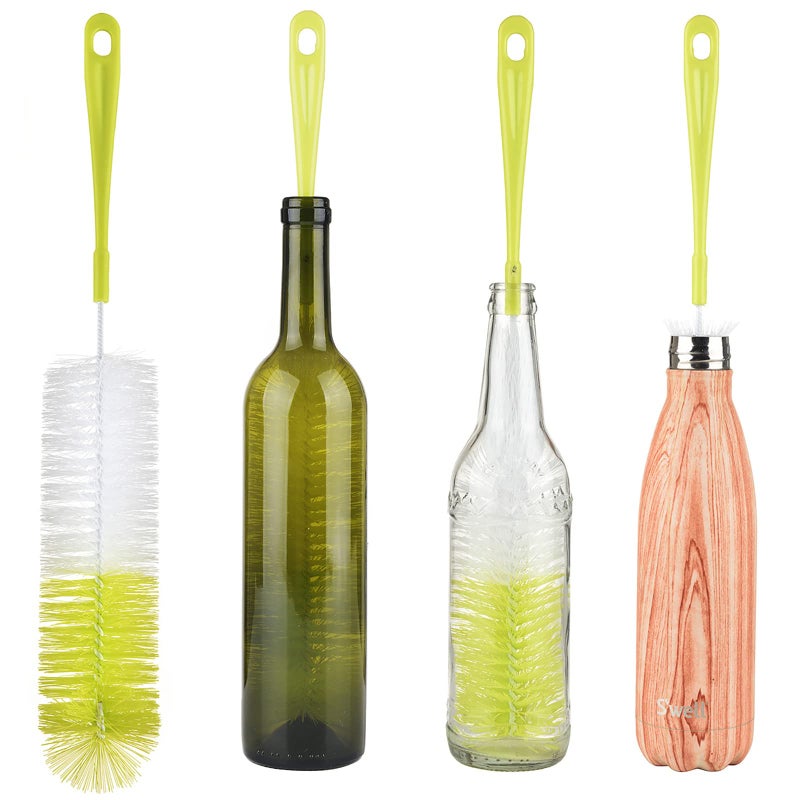 ALINK 16” Long Bottle Brush Cleaner for Washing Wine/Beer/Sport Well/Thermos/Glass and Long Narrow Neck Sport Bottles - Image 1