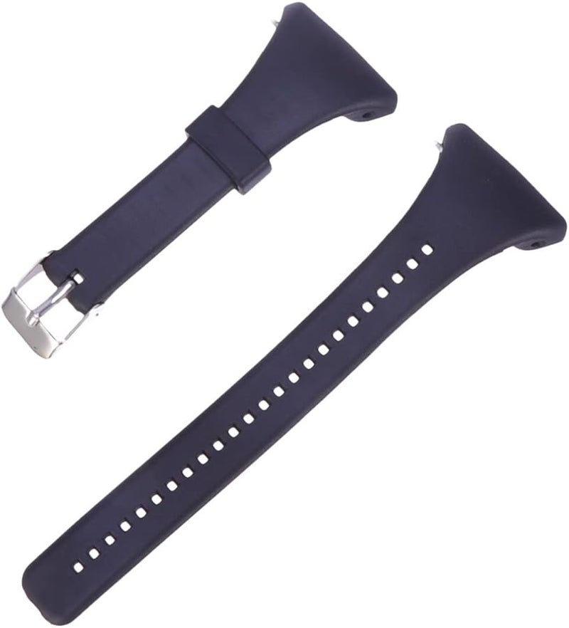 Mikikit Black Replacement Watch Band Compatible With Polar FT4 FT7 Smartwatch - Image 2