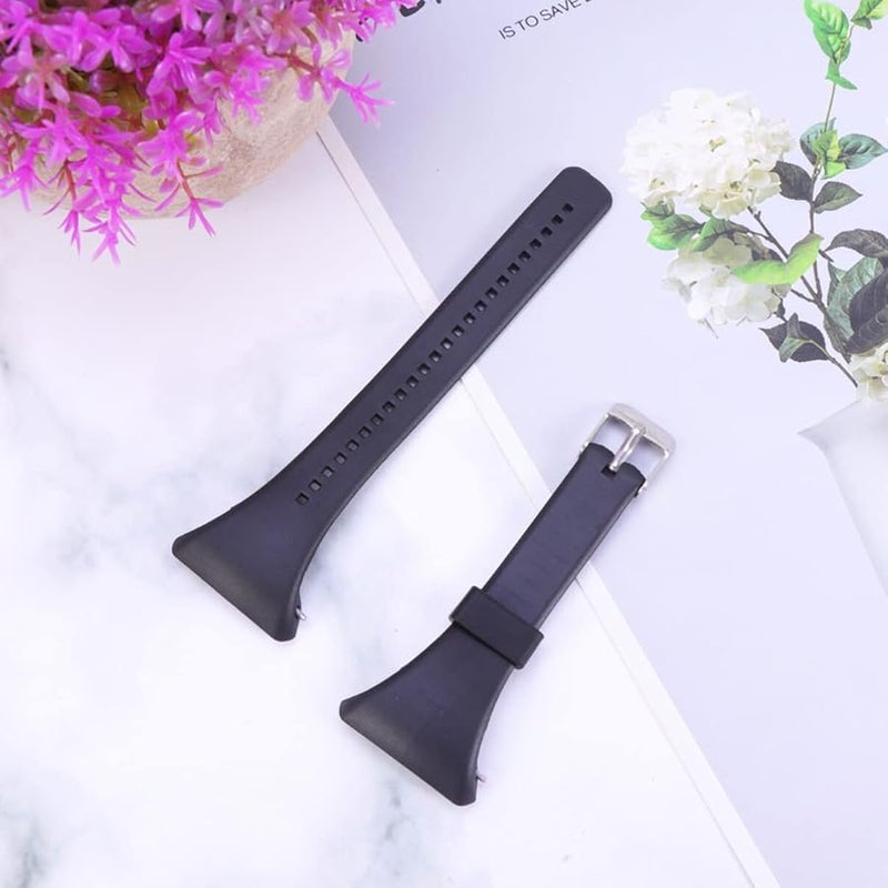 Mikikit Black Replacement Watch Band Compatible With Polar FT4 FT7 Smartwatch - Image 5