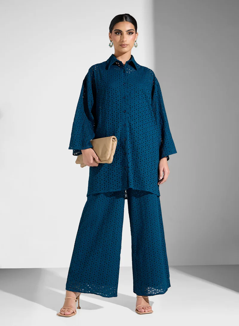 SINOIR WOVEN WOMEN SCHIFFLI TUNIC