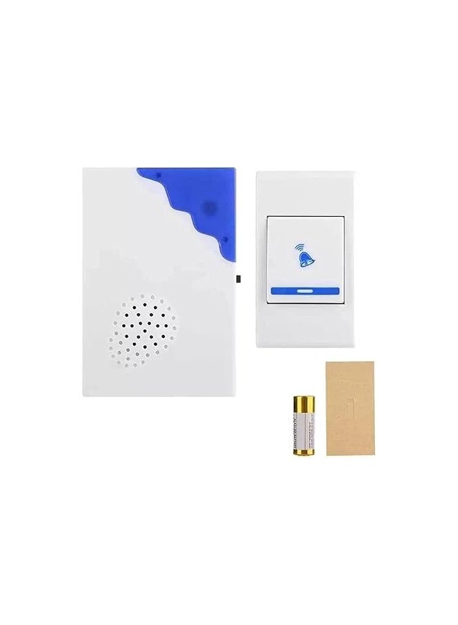 جرس باب لاسلكي بنطاق 100 متر - 32 اختيار موسيقى مناسب للمنزل و المكتب و العيادات